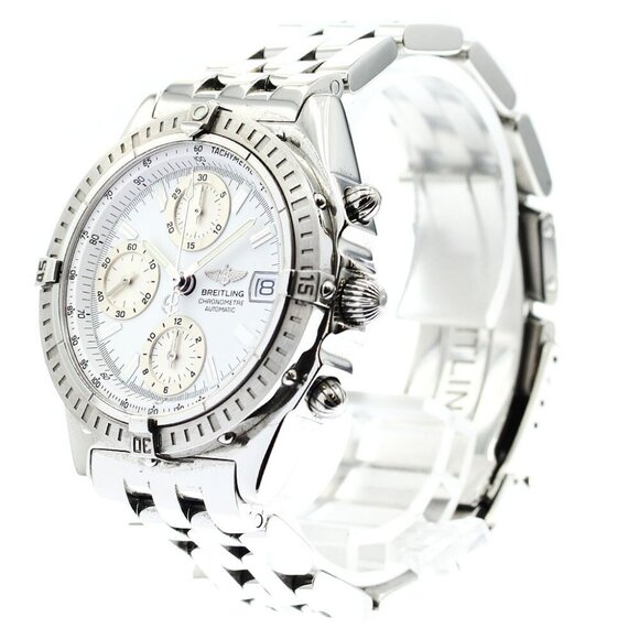 BREITLING Chronomat A13352 Date white Dial Automatic Men's Watch